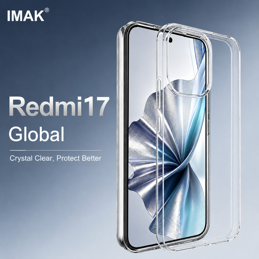 Ốp Lưng Trong Suốt Cho Redmi 17 4G 5G Global Raised Edge Bìa Mềm TPU CA0007