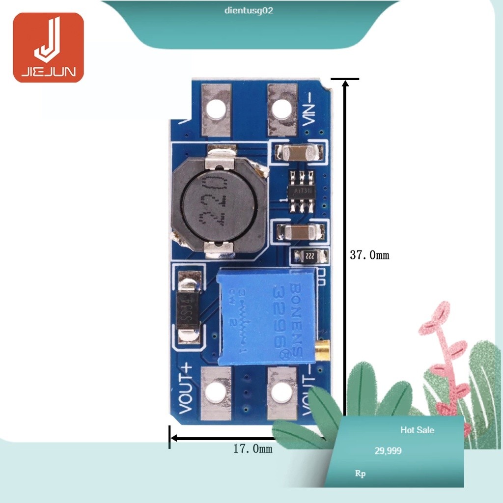 001 Mô Đun Tăng Áp DC-DC Micro TYPE-C USB MT3608 SX1308 2A Cho Arduino