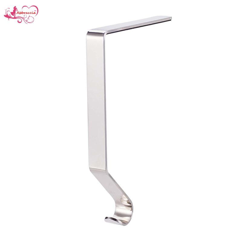 Abbraccia Giáng Sinh Stocking Holders Giáng Sinh Stocking Hooks Móc Mantle Móc Kim Loại Lò Sưởi Stoc