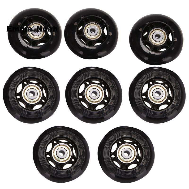 8 gói Bánh xe trượt patin nội tuyến, Bánh xe trượt patin trong nhà / ngoài trời, Bánh xe thay thế có