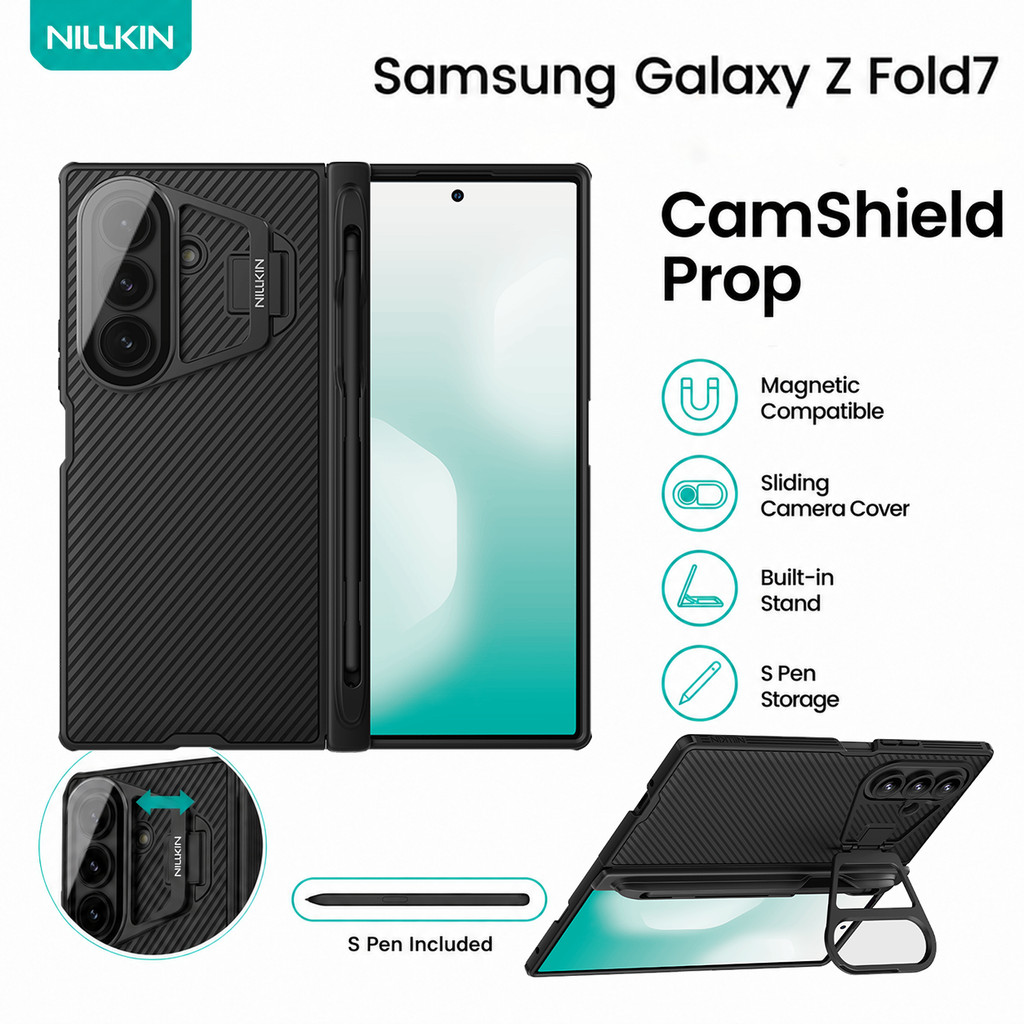 NILLKIN Ốp Lưng Cho Samsung Galaxy Z Fold 7 Fold7 Chống Bụi Bảo Vệ Camera Túi Khí Ốp Lưng CA4014