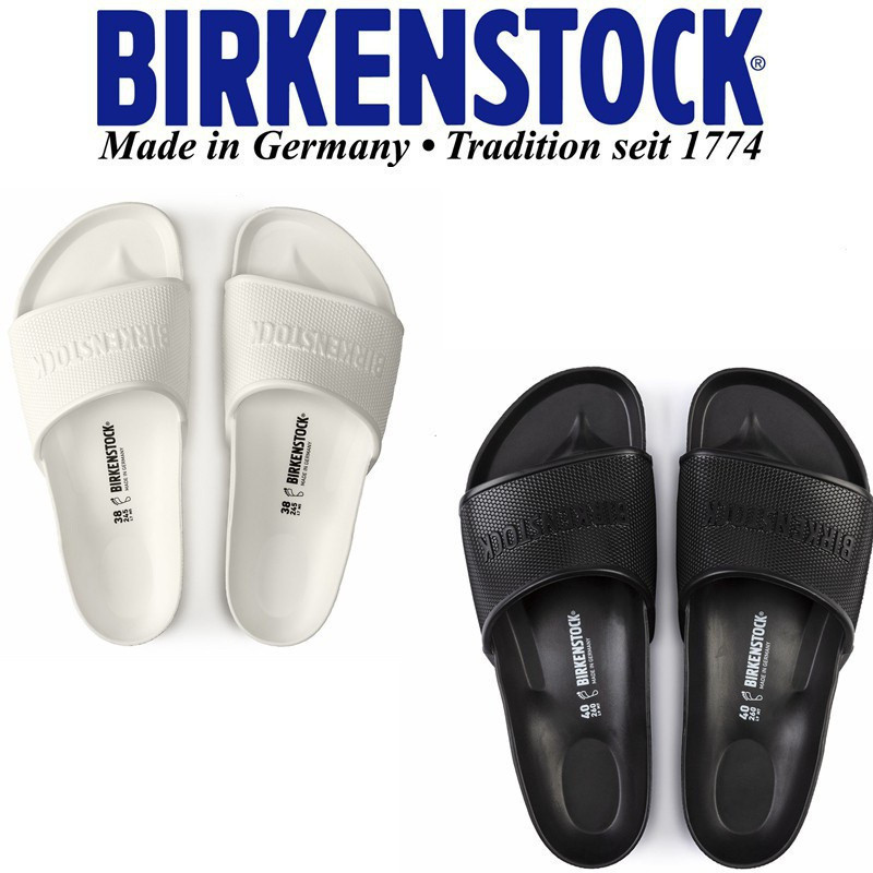 BIRKENSTOCK Birkenstock Hàng mới về Dép EVA Unisex Đen / Trắng Boken Barbados