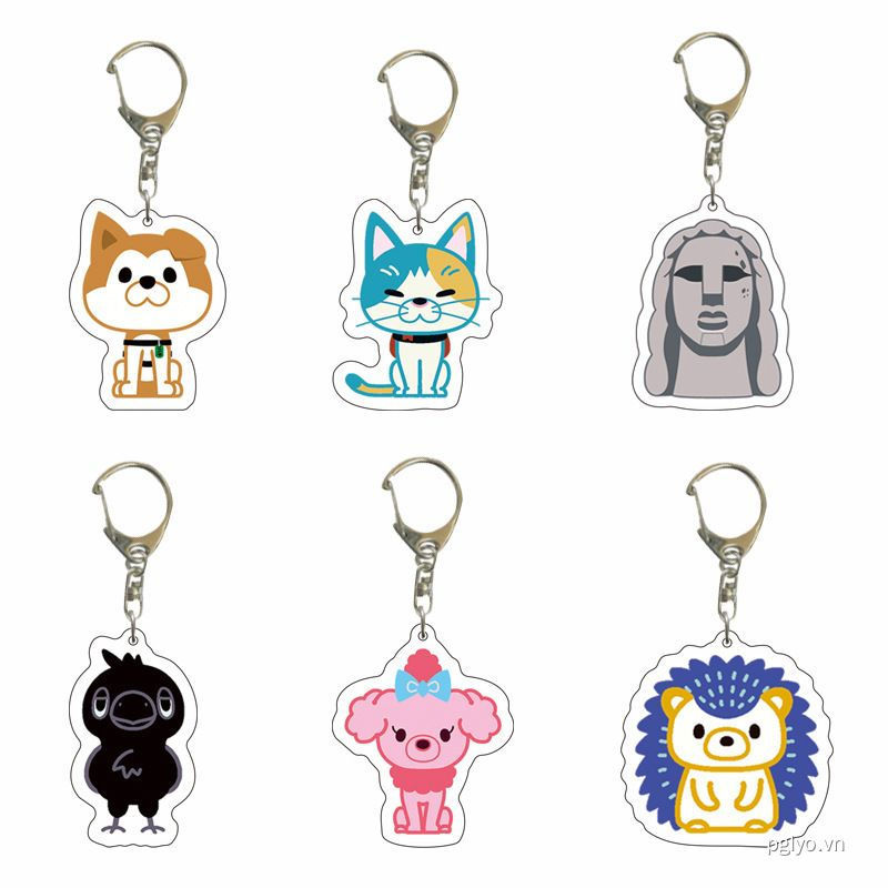 [Mặt dây chuyền] SHIBUYA HACHI SHIBUYA Tadaka Inu Hachiko Akita Inu Acrylic Móc khóa Mặt dây chuyền 