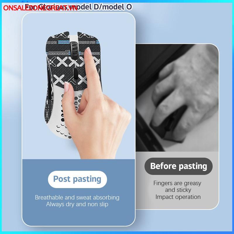 Ons Mouse Grip Tape Sticker Chống Trượt Hút Mồ Hôi Cho Mô Hình Vinh Quang D / Model O Chuột Chơi Gam