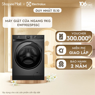 [Mới] Free giao lắp - Máy giặt cửa ngang Electrolux 9kg UltimateCare 500 - Xám đen Onyx EWF9023P5SC