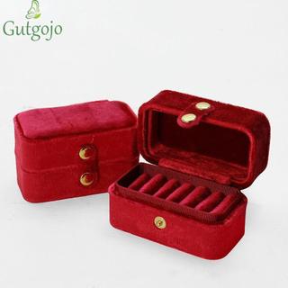 Hộp đựng nhẫn nhung GUTGOJO, Hộp đựng tai tinh tế Hộp đựng nhẫn Mini, Cửa hàng giữ bông tai hình người Do Thái cổ điển đơn giản