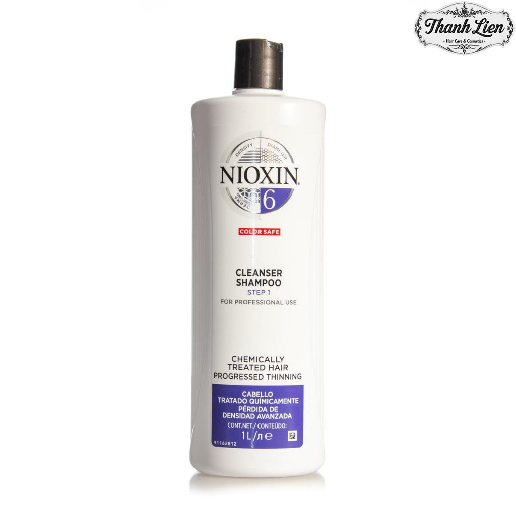 [ LT ] Dầu gội chống rụng tóc Nioxin System 6 Shampoo 1000ml ( New 2024)