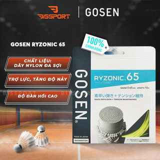 Dây Cước Cầu Lông Gosen Ryzonic 65 Chính Hãng - Trợ Lực - Siêu Nhám - Tiếng Vang Lớn - Siêu Mảnh - Giữ Căng Lâu Dài