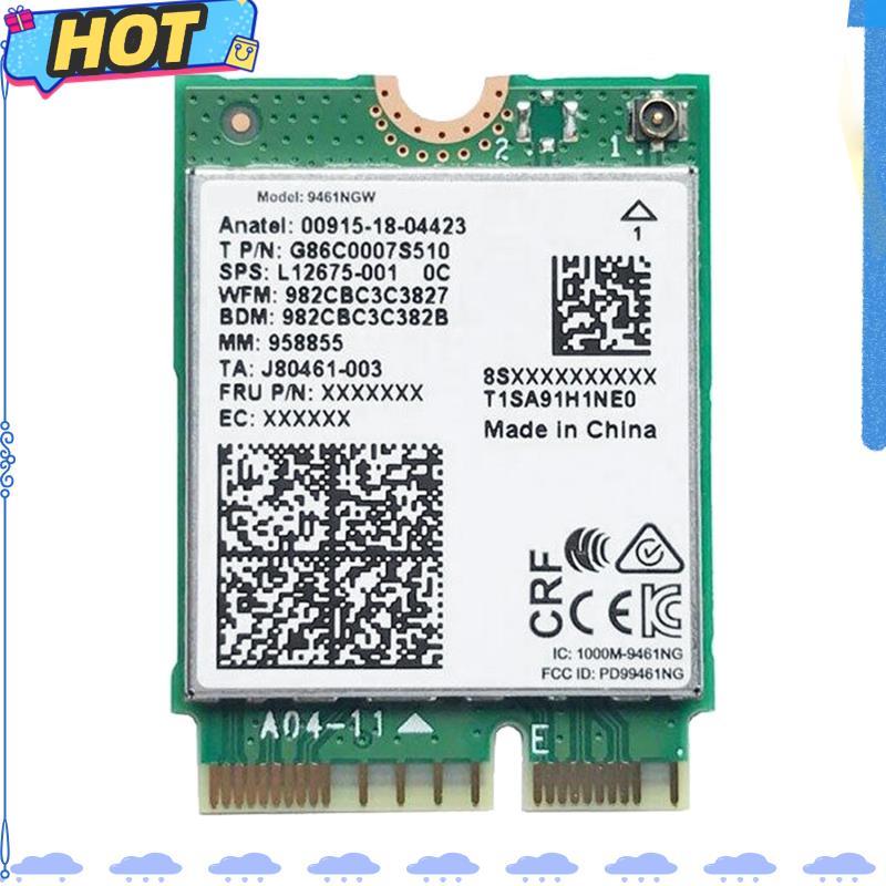 [FAST O] Thẻ PCB Adapter Không Dây Cho Thẻ 9461NGW AC 9461 2.4G / 5G Dual Band 802.11AC M2 Key E CNV