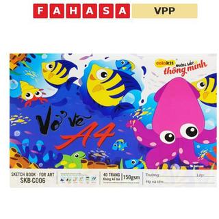 Vở Vẽ A4 40 Trang 150gsm Sketch Book For Art - Colokit SKB-C006