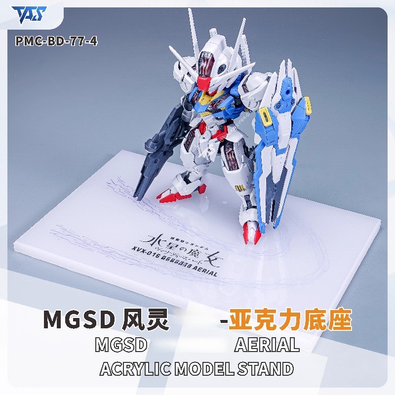 TAS Acrylic Model Stand Base Bracket Display Stand cho MGSD AERIAL XVX-016 DIY Tool