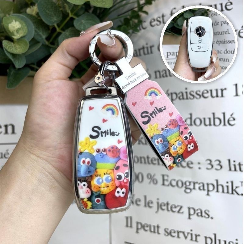 [Giảm giá] Vỏ chìa khóa Mercedes-Benz Benz E300L Car C260L Buckle GLC Shell A200LC200GLA Nữ GLBGLE K