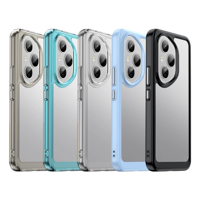 Dành Cho Honor 400 Pro Clear Case Honor 400 Pro Cover Coque Funda Cứng Mờ Cạnh Mềm Chống Sốc Điện Th