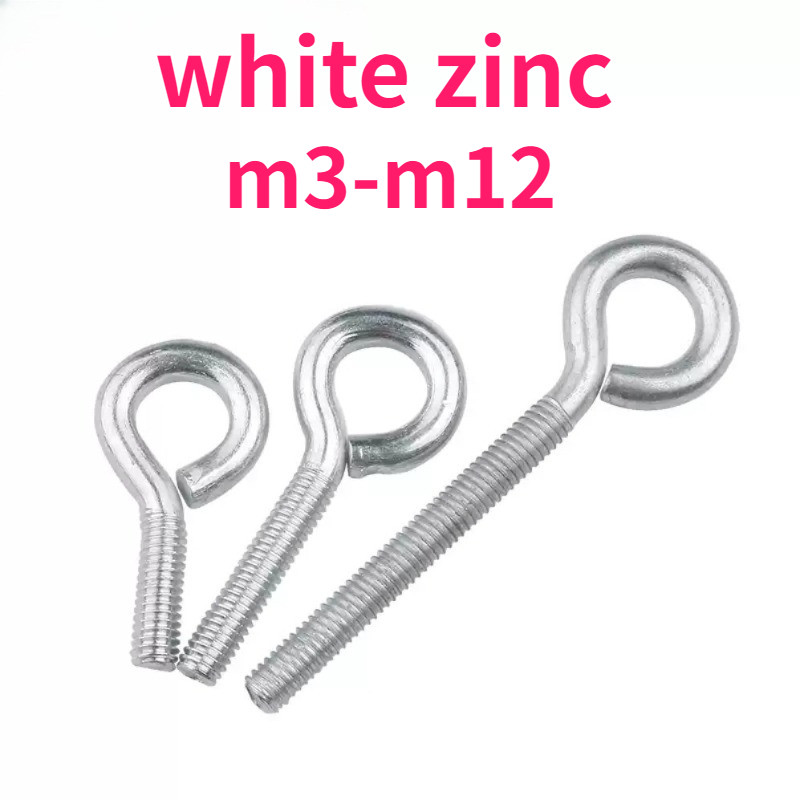 Nhẫn vít mắt cừu kín mạ kẽm Nhẫn vít Nhẫn móc Máy Bu lông răng Vít M3M4M5M6M8M10M12 【 999-MB 】