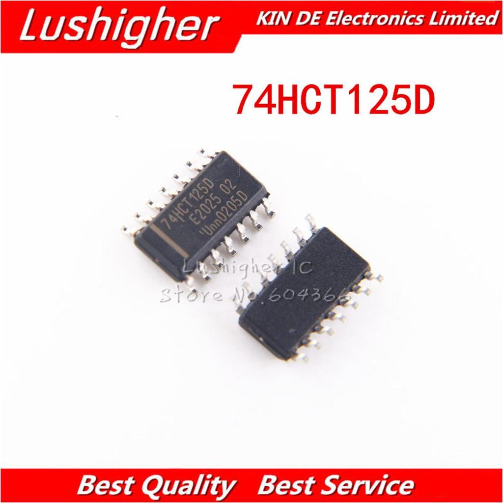 10 chiếc SN74HCT125D SOP 74HCT125 SOP14 HCT125 SOP143.9 SN74HCT125DR IC gốc mới