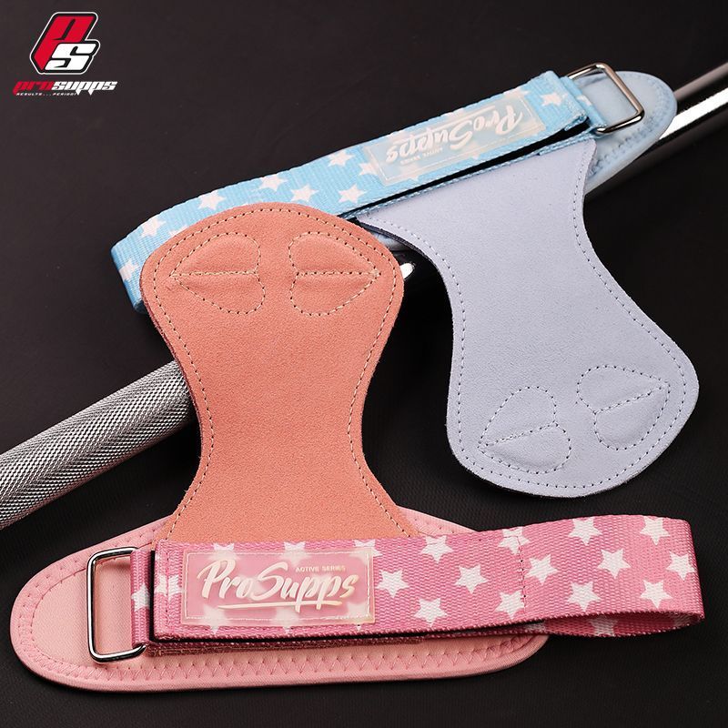 PROSUBPS Deadlift Palm Guard Fitness Palm Guard Love Cowhide Nam Nữ Thiết Bị Deadlift Palm Guard Găn