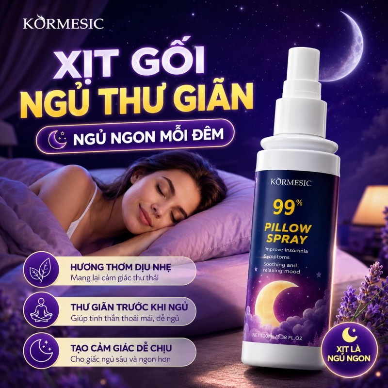Melatonin xịt ngủ Quick Sleep Vào Giấc Nhanh, Ngủ Tự Nhiên