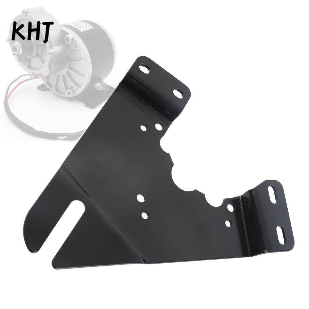 Tấm gắn động cơ KHJ, Tấm động cơ chu kỳ điện nhẹ màu đen, Tấm gắn động cơ sắt bền cho phụ kiện chu k