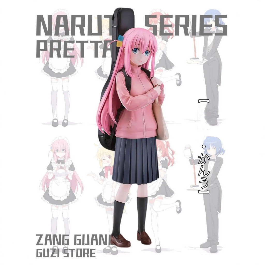 Bocchi the Rock Mô hình bàn hình Gotoh Hitori, Hình Kawaii dễ thương, Bức tượng hành động, Nhân vật 