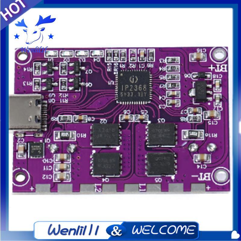 1 CÁI IP2368 100W Mô-đun sạc nhanh hai chiều -Boost Type-C Giao diện 4S Pin Lithium Bảng sạc nhanh