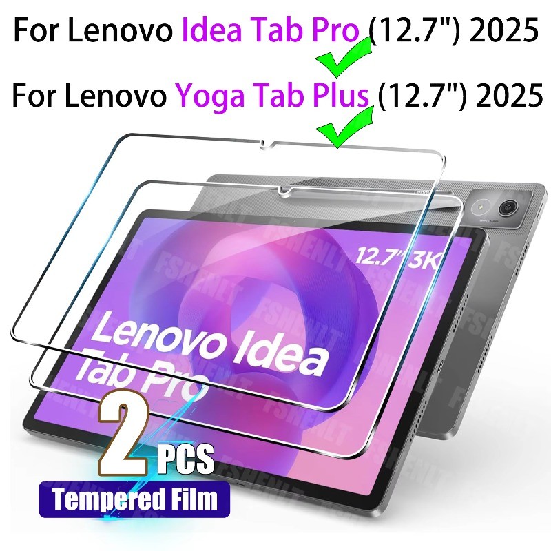 2 Chiếc HD Kính Cường Lực Cho Lenovo Yoga Tab K11 Plus 12.7 11.1 11.5 Gen 2 Máy Tính Bảng Kính Cường