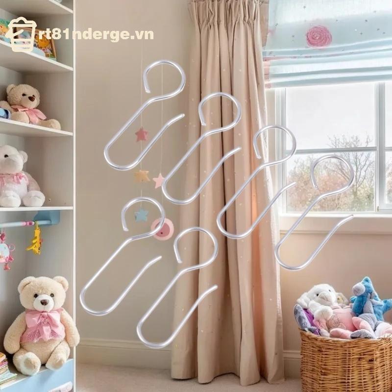 GE 30 Chiếc Phụ Kiện Rèm Tiện Dụng Rèm Kim Loại Tra Cài Đặt Móc Hình Chữ S Kim Loại Trần Tắm Rèm Tra
