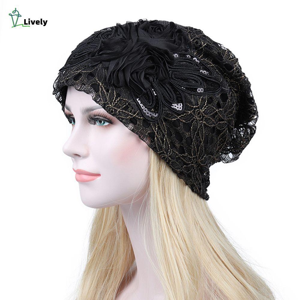 LIVELY Hedging Cap Capped To Cap Lady Cancer Chemo Hat Head Wrap