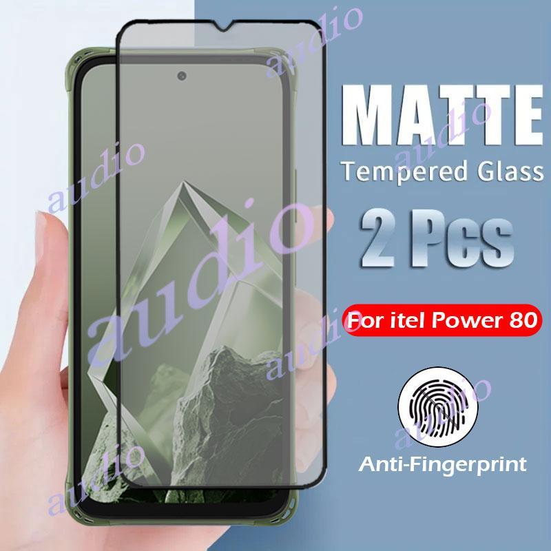 Itel Power 80 4G Full Cover Kính cường lực mờ cho Itel Power 80 Power80 P80 itelP80 4G Phim bảo vệ m