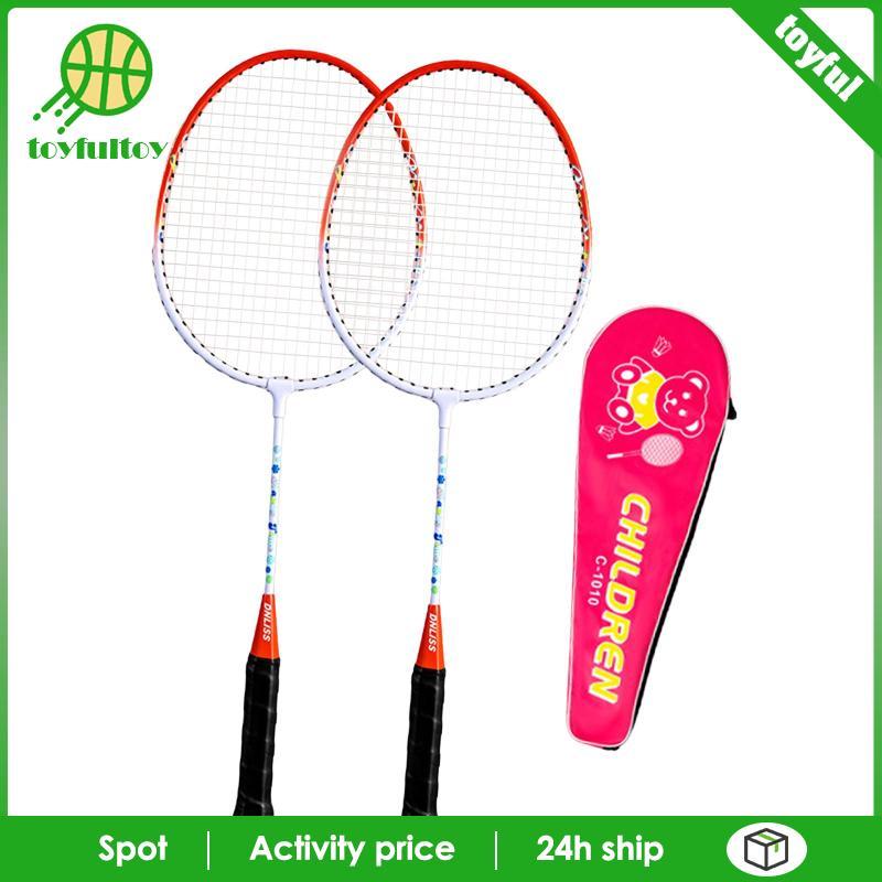 2 Vợt Cầu Lông Thể Thao Vợt Cầu Lông Đôi Cho Trẻ Em Cầu Lông