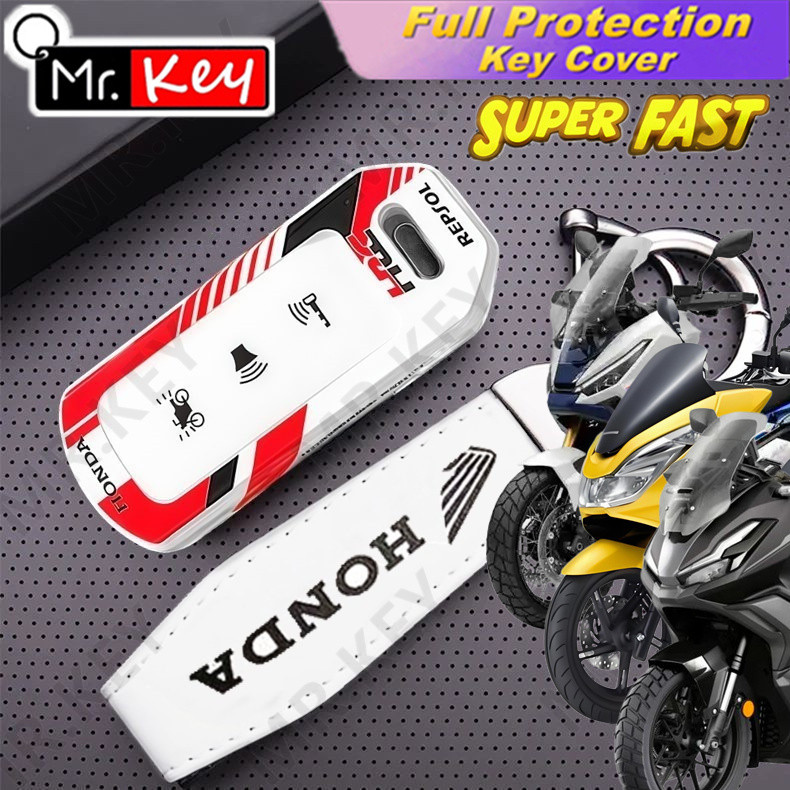 [Mr.Key] Vỏ chìa khóa điều khiển từ xa xe máy HRC Honda cho xe tay ga K01 K77 K96 K97 X-ADV SH125 PC