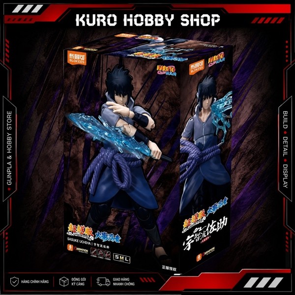 BLOKEES Sasuke Uchiha Champion Class - Mô hình lắp ráp Blokees