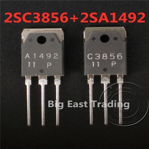 2 đôi (2 chiếc 2SC3856 + 2 chiếc 2SA1492) C3856 TO3P A1492 TO-3P, đảm bảo chất lượng