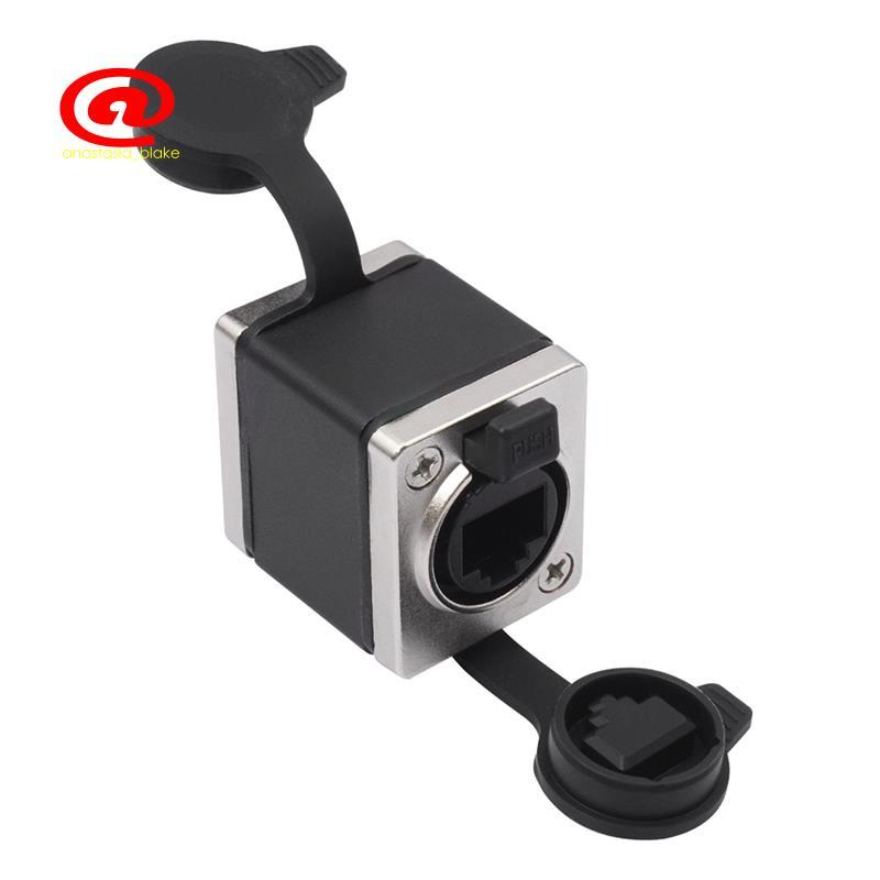 RJ45 Feedthrough Coupler RJ45 Mạng RJ45 Đầu nối mạng khớp nối thẳng nữ