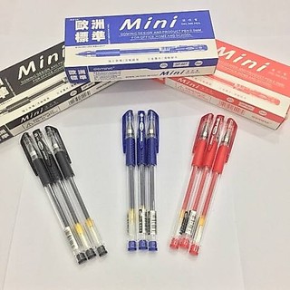 Hộp 12 Bút bi mực nước Mini học sinh