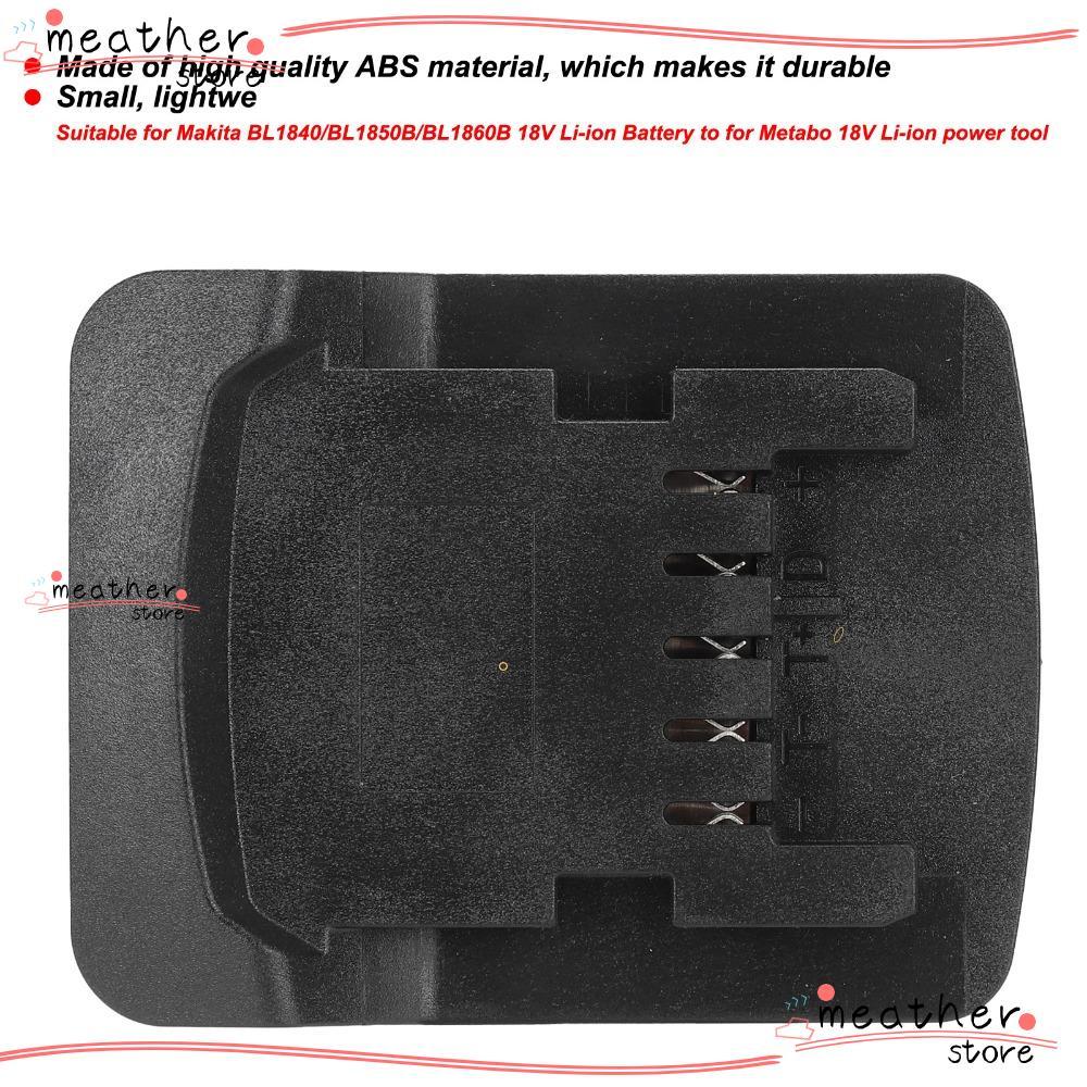 Bộ chuyển đổi pin METHERSTORE, Chuyển đổi sang Bộ chuyển đổi pin công cụ Metabo 18V Di động cho Maki