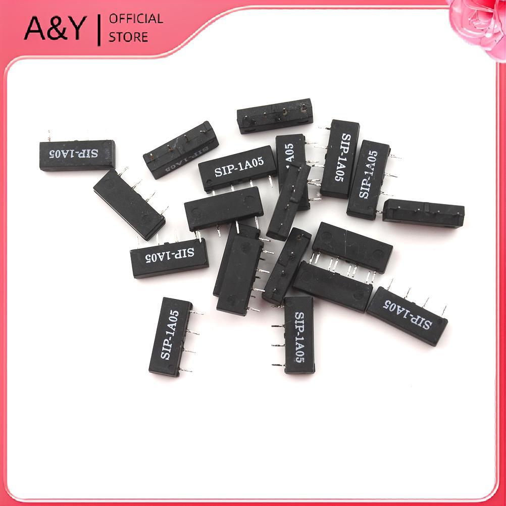 A & Y Mới 20 Chiếc 5V Rơ Le SIP-1A05 Reed Switch Relay 4PIN Cho PAN CHANG Relay.