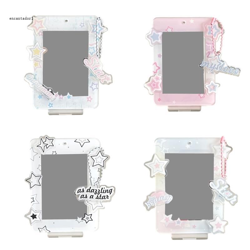 EC Star Series Sweet Photo Protections Photocard Frame Card Display Stand Trang trí