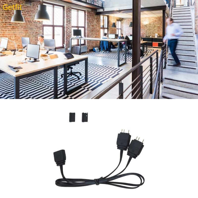 GETF Bo mạch chủ RGBs SYNC Splitter 5V 3Pin ARGB SYNC HUB Cáp nối dài chuyển