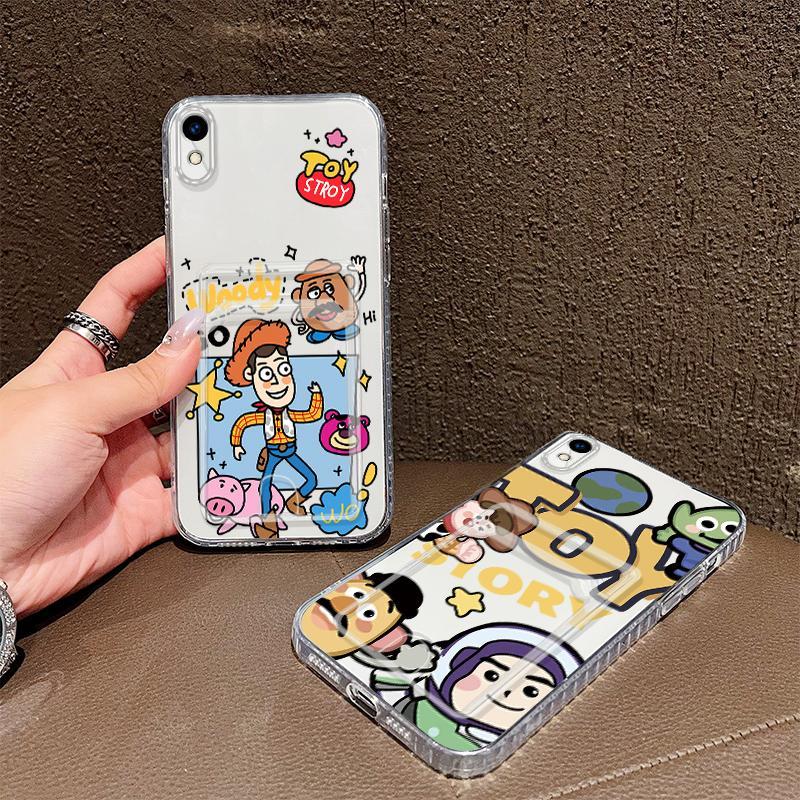 Hộp đựng thẻ cho Redmi 9A Redmi 9i Toy Story Clear Case