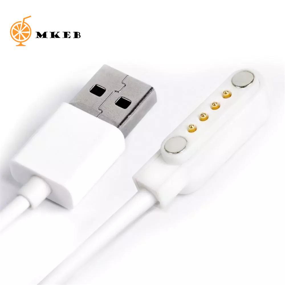 Cáp Sạc MKEB Đồng Hồ Trẻ Em Đa Năng Bền Nam Đến 4 Pin 4Pin Y95 KW18 KW88 KW98 Dây Sạc DM