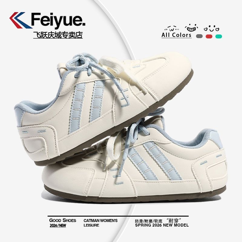 Giày Thể Thao Nữ German Trainer Đế Dày Lưới Thoáng Khí Phong Cách Hàn Quốc