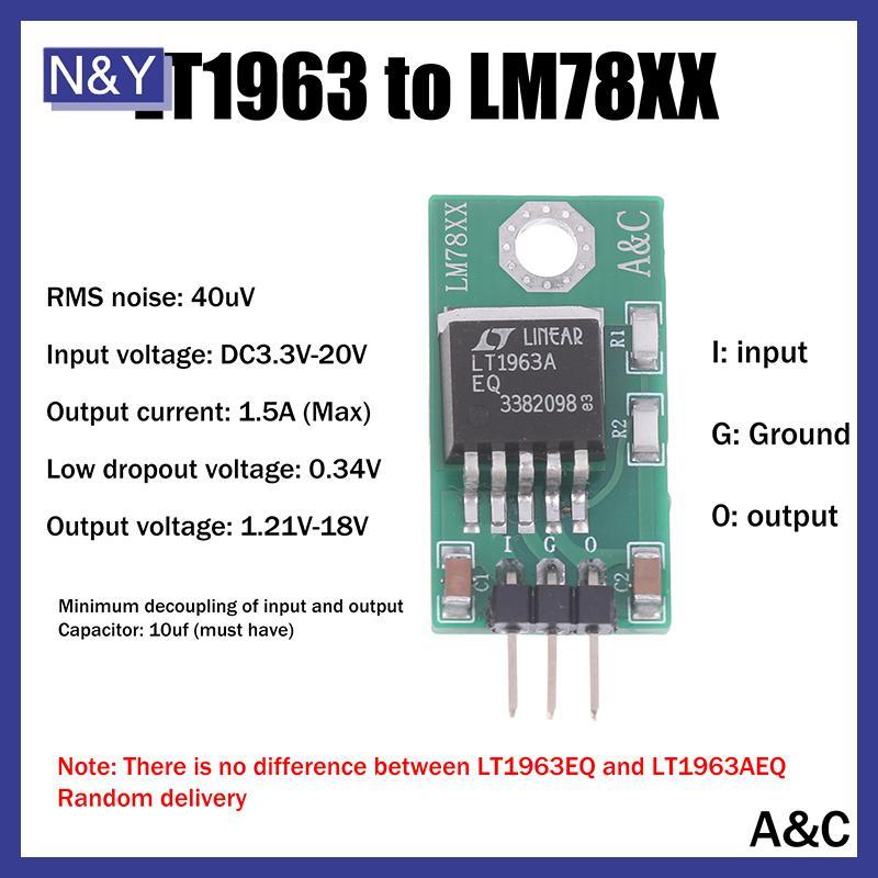 N & Y LT1963 - 7805 Bộ Chuyển Đổi / Bộ Chuyển Đổi Mô Đun Nguồn Điện 5.5V-12V Sang 5V 1.5A Phụ Kiện A