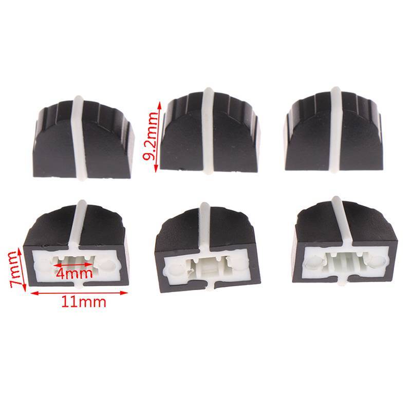VHDD 10 Chiếc DBX2231 Equalizer Fader Cap 11MMX9MM Lỗ 4MM Potentiometer Fader Núm Cap VN
