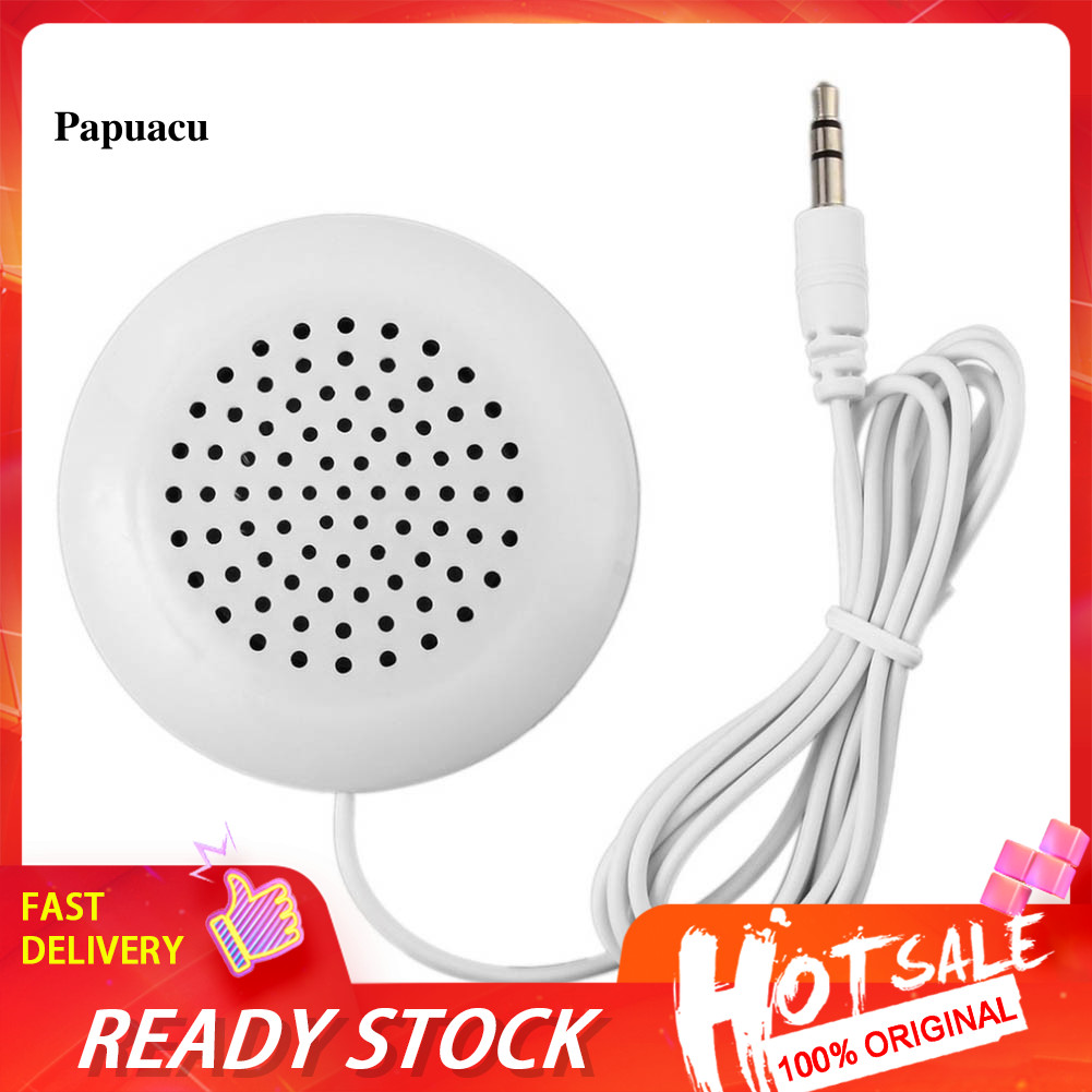 35mm Cắm Mini Di Động Stereo Gối Loa Cho MP3 MP4 Máy Nghe Nhạc iPod Cho iPhone