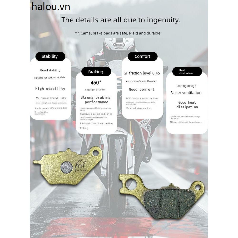 Thích hợp cho Wuyang Xe Điện Honda ZOOMER ZOOMER Má Phanh Trước Phía Sau Lạc Đà Phanh GF Class Má Ph