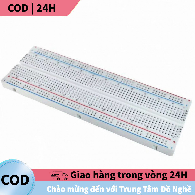 [COD] Testboard 830 lỗ MB-102 breadboard lắp ráp linh kiện