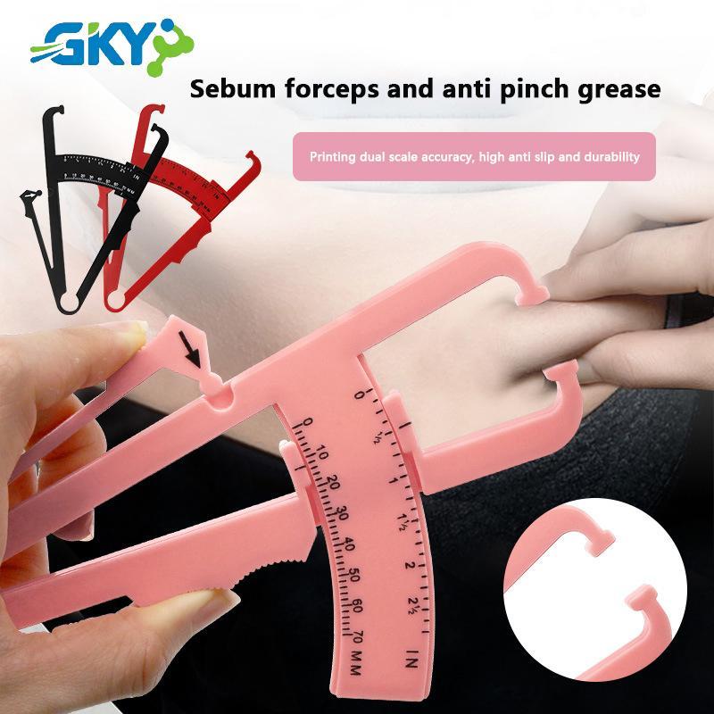 GKY Body Fat Monitor Sebum Meter Folder Personal Body Fat Caliper Máy phân tích da Đo biểu đồ Fitnes