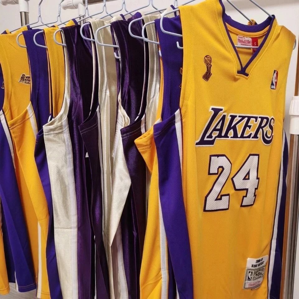 Kobe chất lượng cao No. 8 Áo Kobe No. Áo Vest không tay 24 Jersey Los Angeles Lakers Briante Kobe Bl