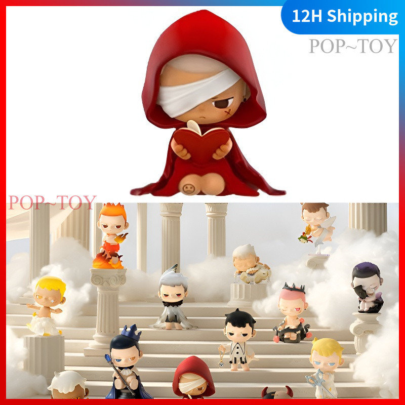POPMART KUBO Angel's Poem Series Figures pop mart kubo v6 blind box collectible figurine decorative 