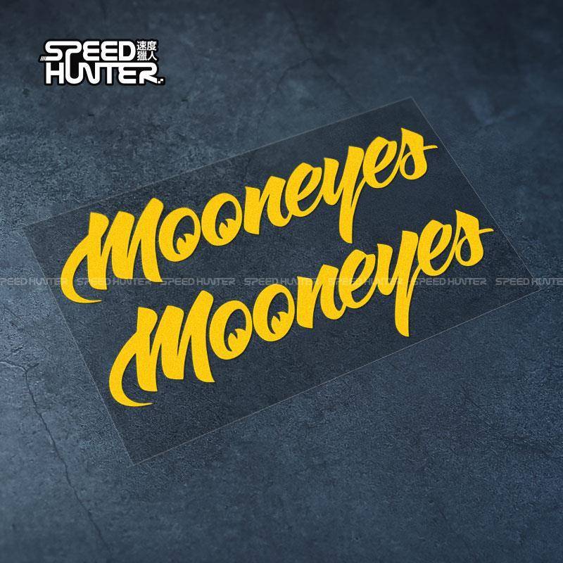 Mooneyes Mooneyes Xe Máy Bình Nhiên Liệu Miếng Dán Trang Trí Thân Xe Sửa Đổi Chống Thấm Nước Phản Qu